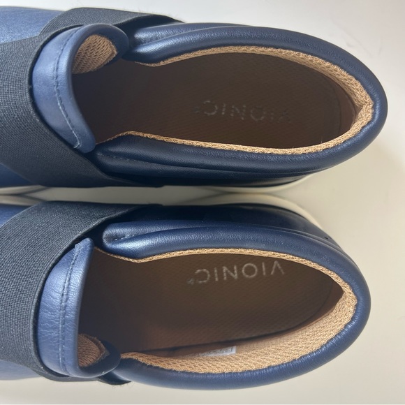 Vionic Cosmic Calina Blue Camo Comfort Sneaker Shoes Womens Size 9 W Slip On - Picture 6 of 10